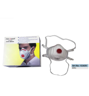 Air Amer K340V FFP3 Mask with Valved Cup, High Respiratory Protection, Breathable Design, EN149 Certified, Suitable for Industrial, Medical, and Chemical Hazards